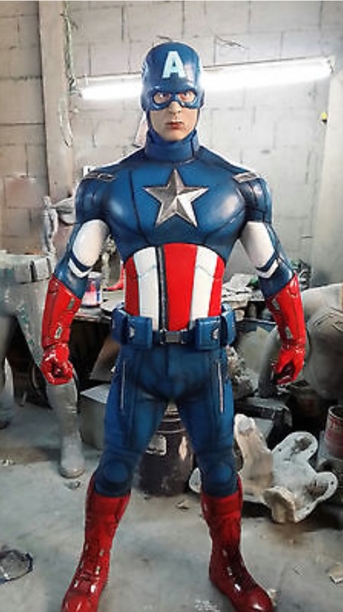 Avengers CAPTAIN AMERICA CUSTOM STATUE &nbsp;1/1 SCALE LIFE SIZE