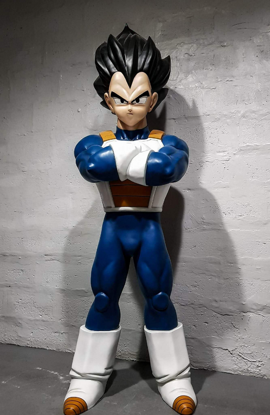 6 foot VEGETA DRAGON BALL Z Custom Statue Life-Size