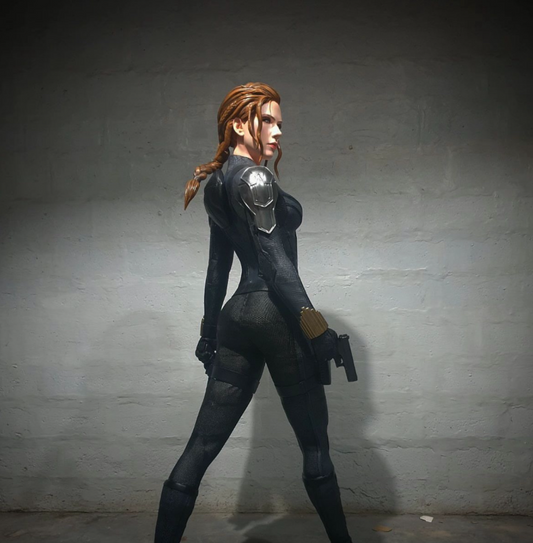 BLACK WIDOW MOVIE BLACK SUIT VARIANT MARVEL LIFE SIZED CUSTOM STATUE &nbsp;1/1 SCALE