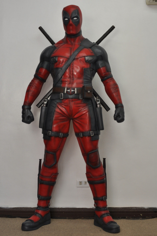 FINET DEADPOOL LIFE SIZE 1/1 SCALE CUSTOM STATUE HOT KIT RESIN TOY SIDESHOW XM