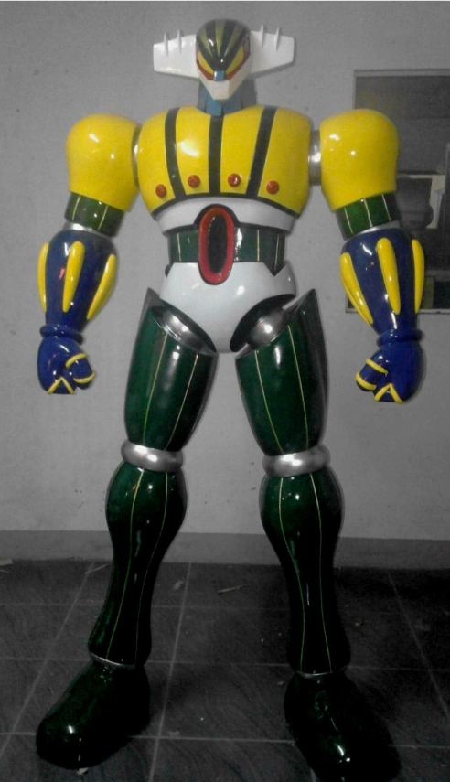 JEEG ROBOT LIFE SIZE SCALE CUSTOM STATUE