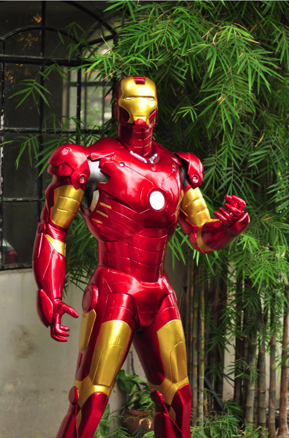 IRON MAN 3 CUSTOM STATUE LIFE SIZE 1/1 SCALE 6 FEET