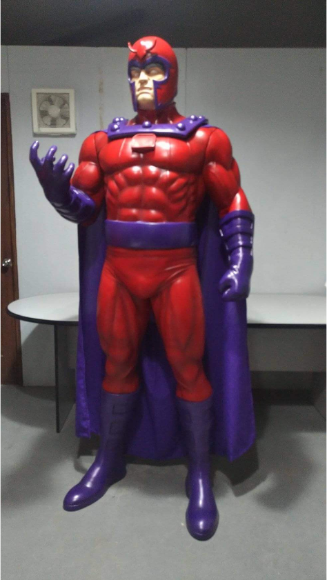 Finet sculpture arts MAGNETO X-MEN Custom Statue Life Size 6 FEET