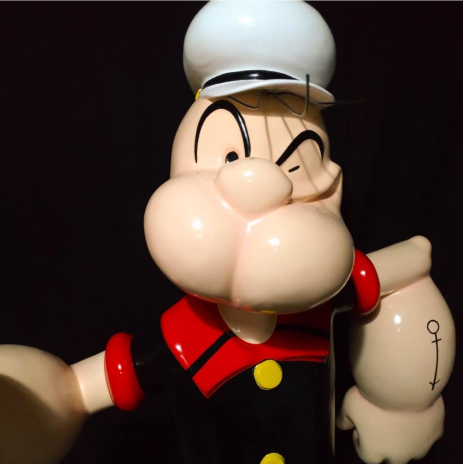 POPEYE 1/1 SCALE CUSTOM STATUE